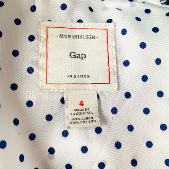 GAP Linen Blend Ticking Striped Blazer - Picture 12 of 12